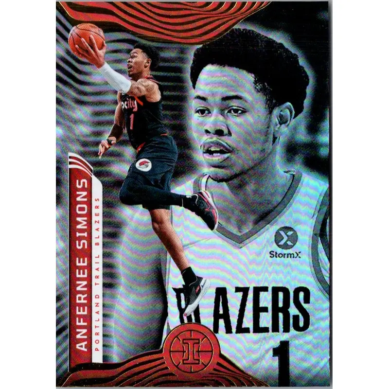 2022 Panini Noir Anfernee Simons #9
