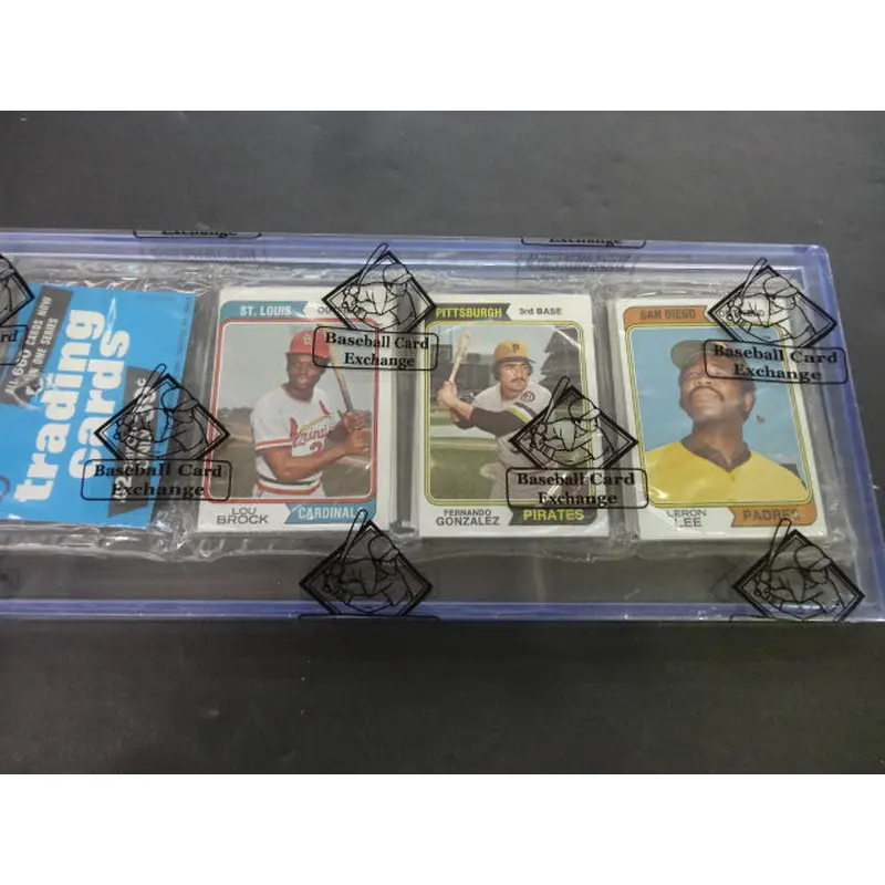 1974 Topps Baseball Unopened Rack Pack (Brock Top)