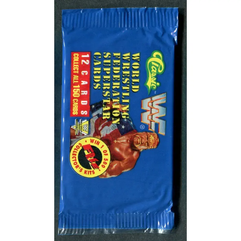 1991 Classic WWF Wrestling Unopened Pack (12)
