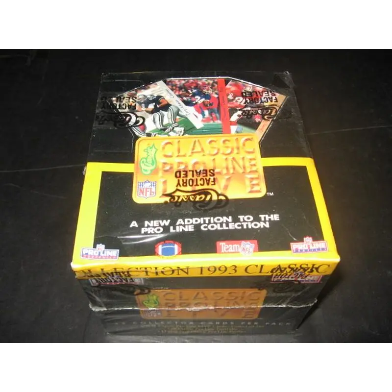 1993 Classic Pro Line Live Football Box