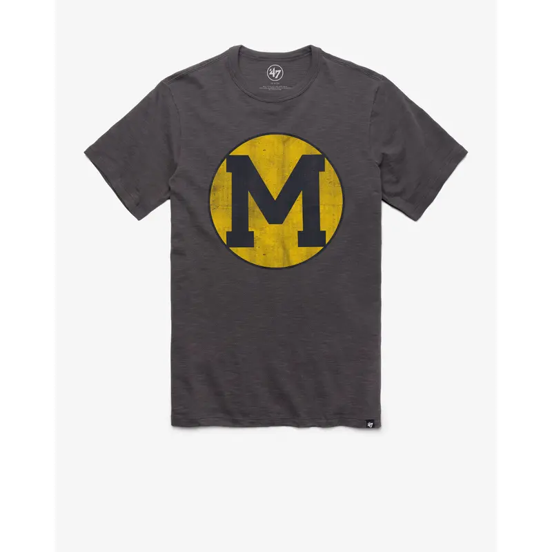 MICHIGAN WOLVERINES VINTAGE '47 GRIT SCRUM TEE