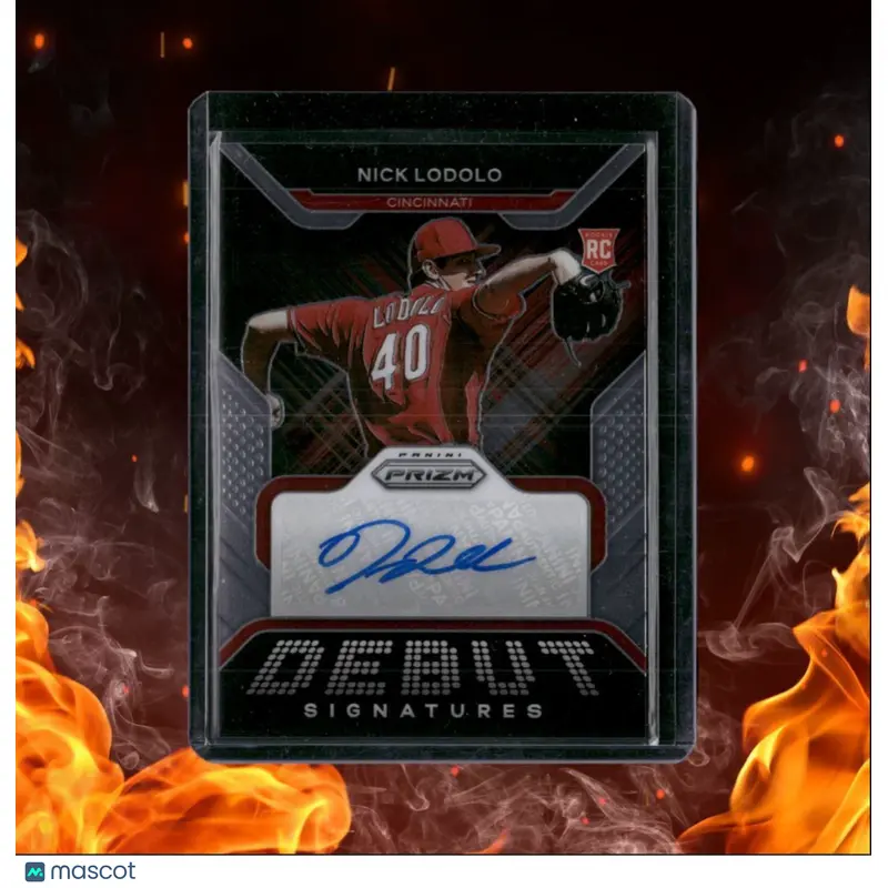 2022 Panini Prizm Nick Lodolo Debut Signatures Rookie Auto #DS-NL