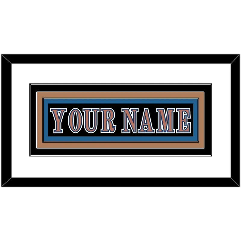 Washington Nameplate - Road Black (1997-2007) - Triple Mat 1