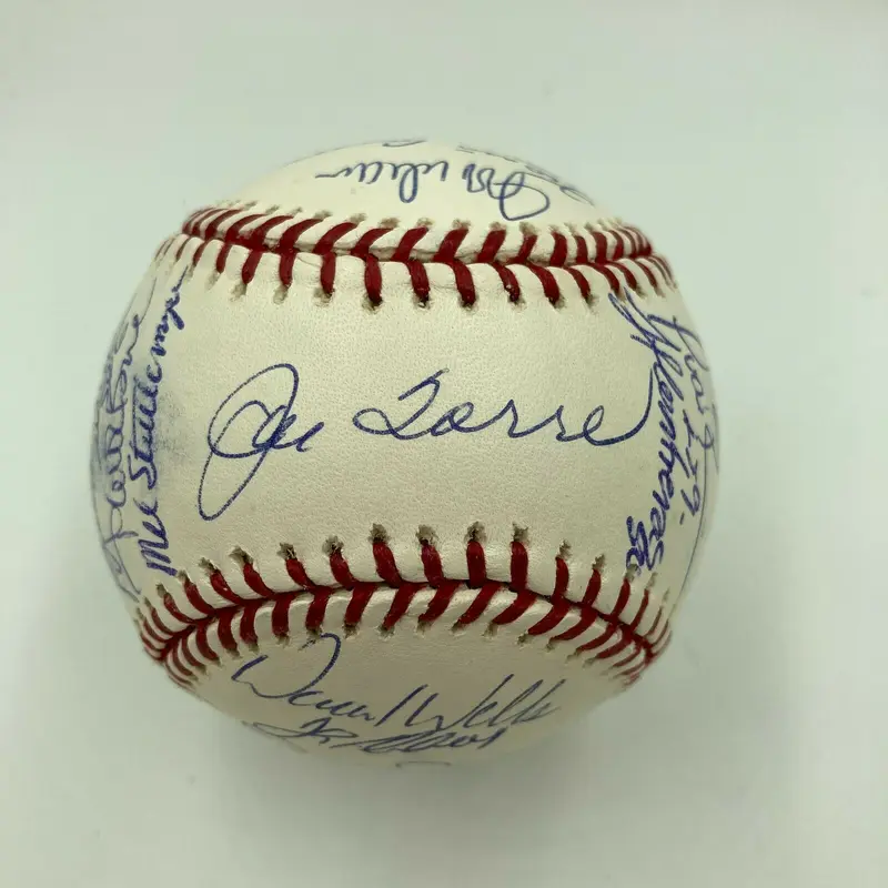 2003 Yankees Team Signed W.S. Baseball Derek Jeter Mariano Rivera MLB Authentic