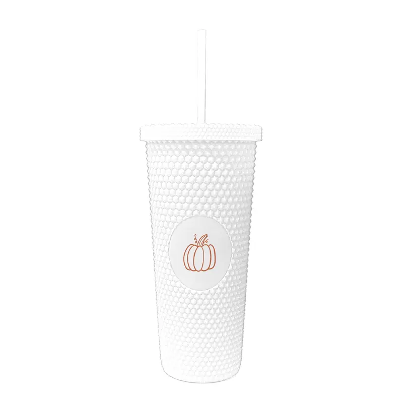 Fall Pumpkin 24oz Studded Tumbler