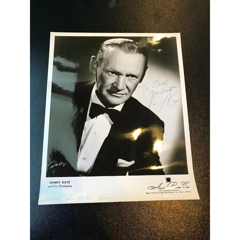 Vintage 1960's Sammy Kaye Signed Original Studio Photo