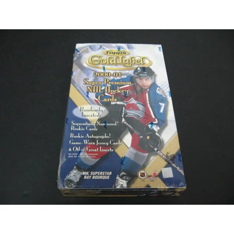 2000/01 Topps Gold Label Hockey Box (Retail)