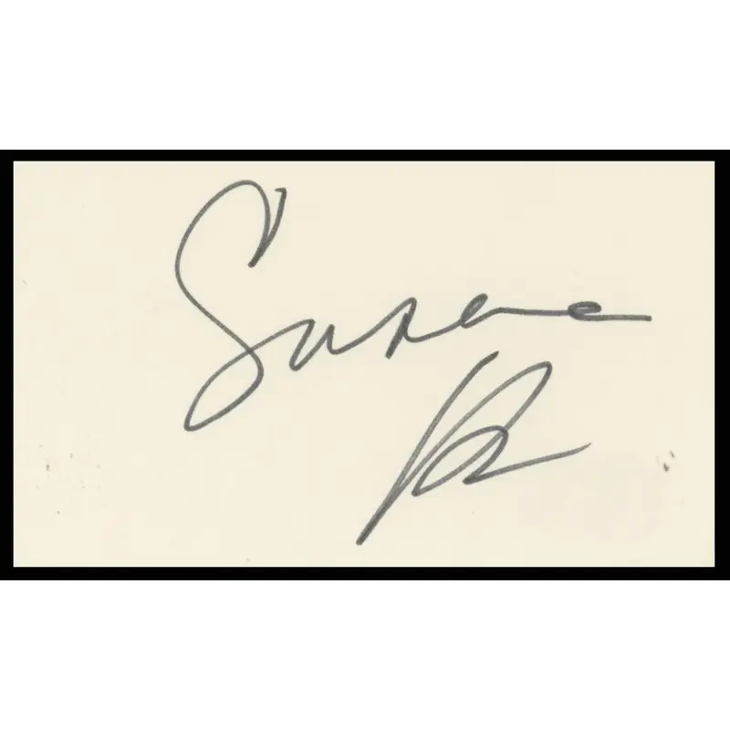 Susanna Hoffs The Bangles Authentic Signed 3x5 Index Card BAS #BR26825