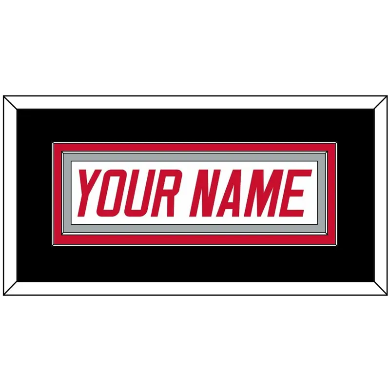 Carolina Nameplate - Home White (1997-2000) - Double Mat 3