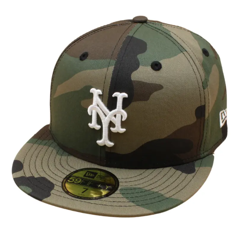 New Era - 59FIFTY - New York Mets - Woodland Camo/Grey UV