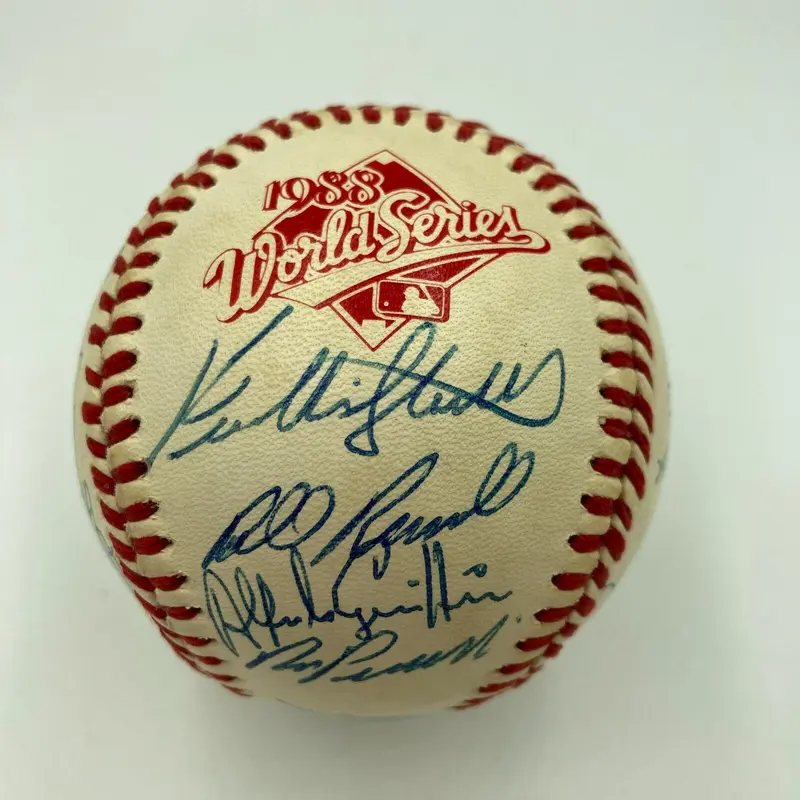 1988 Los Angeles Dodgers World Series Champs Team Signed Baseball JSA COA