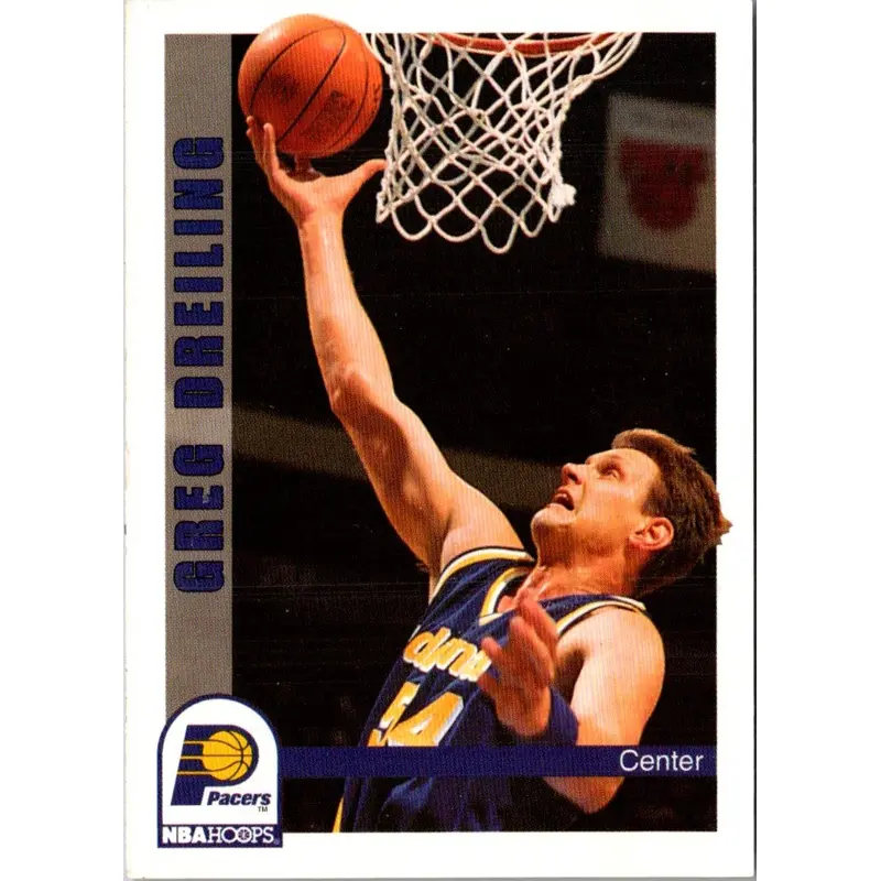 1992 Hoops Greg Dreiling #395