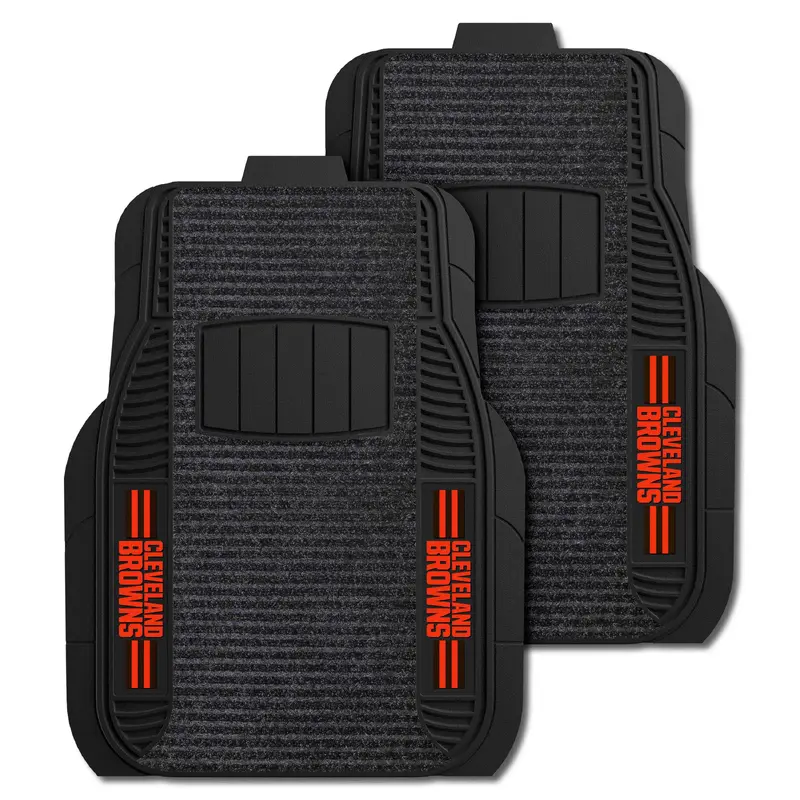 NFL - Cleveland Browns 2-pc Deluxe Car Mat Set