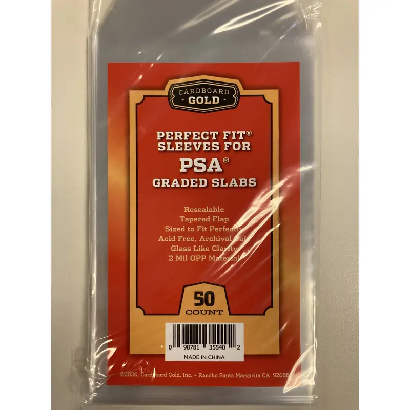 CARDBOARD GOLD PERFECT FIT GRADED SLEEVES - PSA