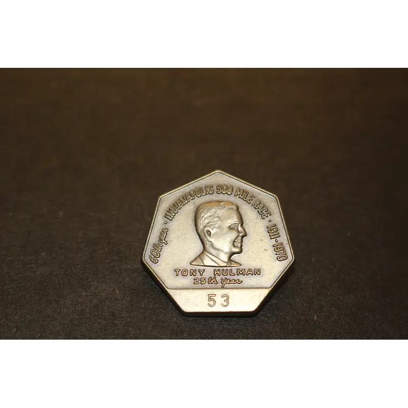 1970 Indy 500 Silver Pit Badge #53