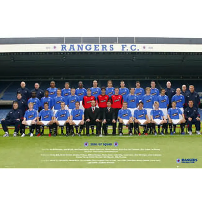 Glasgow Rangers Official Team Poster 2006/07 - GB Posters