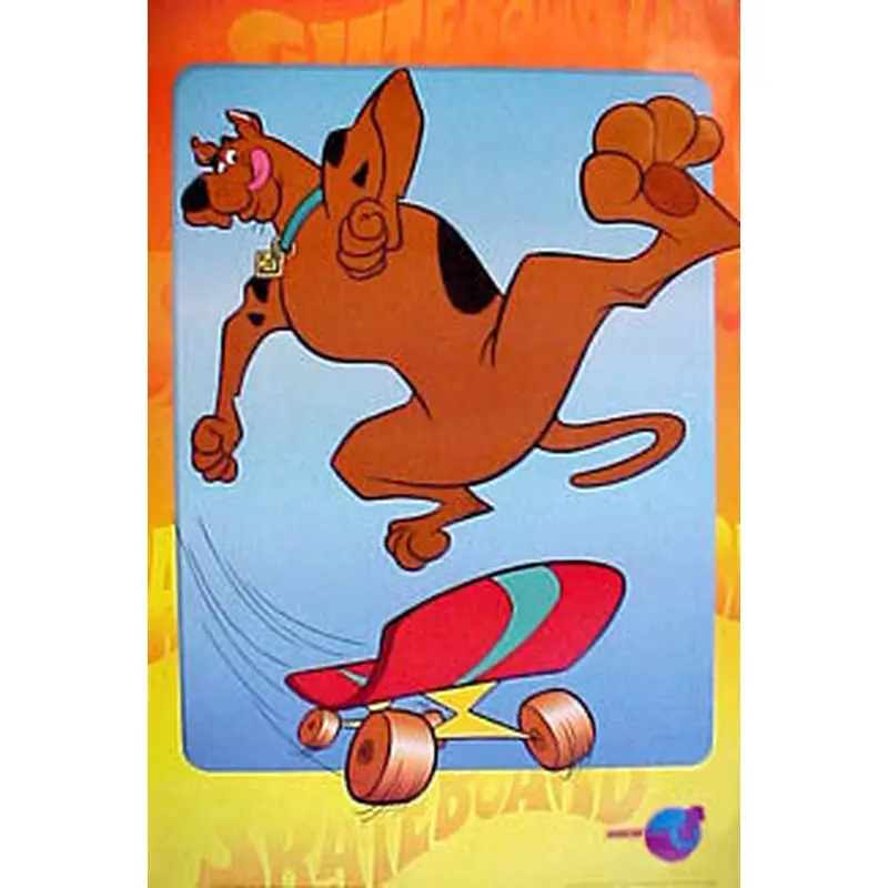 Scooby Doo "Scooby Skateboard" Poster - Posters Plus 2000
