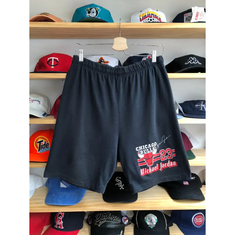 Vintage Nutmeg Chicago Bulls Michael Jordan Sweat Shorts Size Large