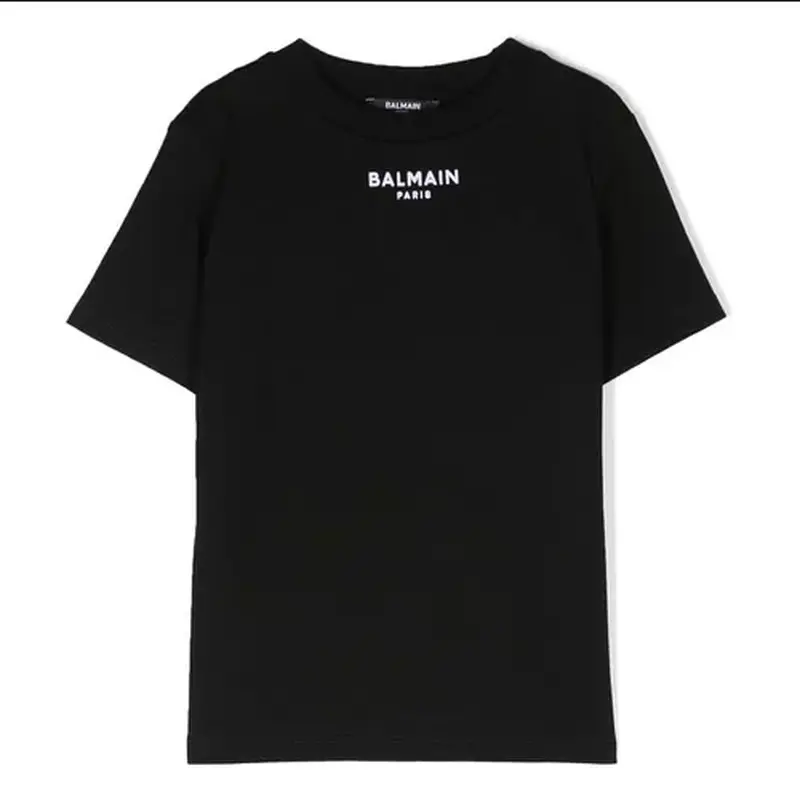 BALMAIN T SHIRT WOMEN SS TEE W/ SMALL LOGO BT8P11 930BC
