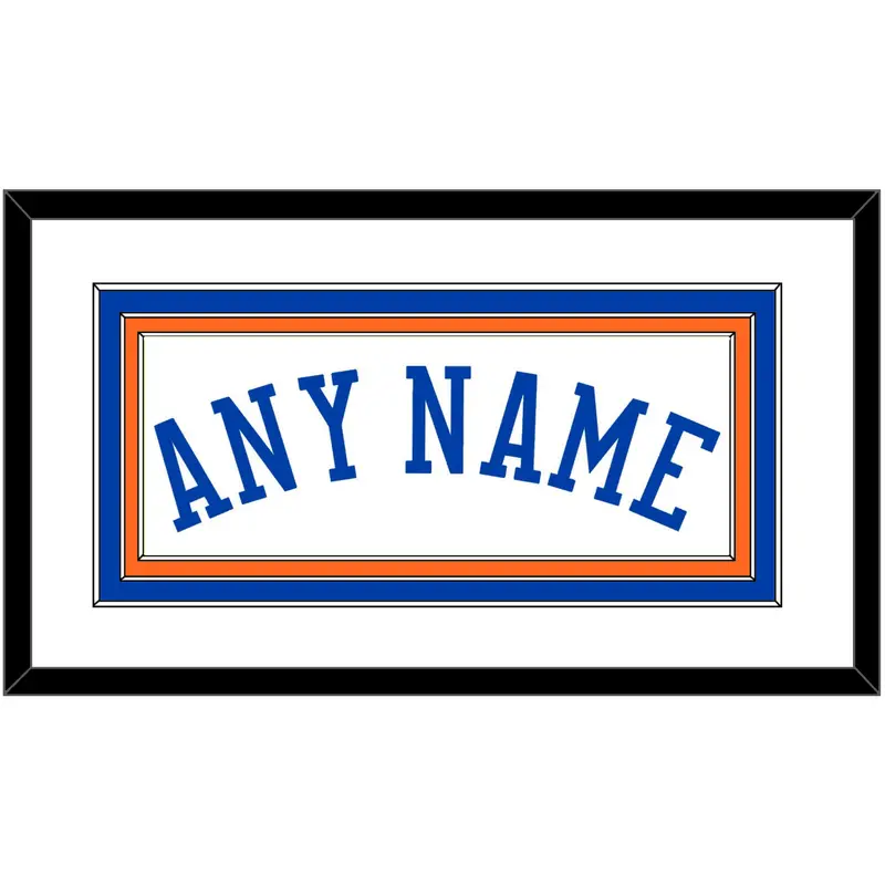 New York Name - Home White - Triple Mat 1