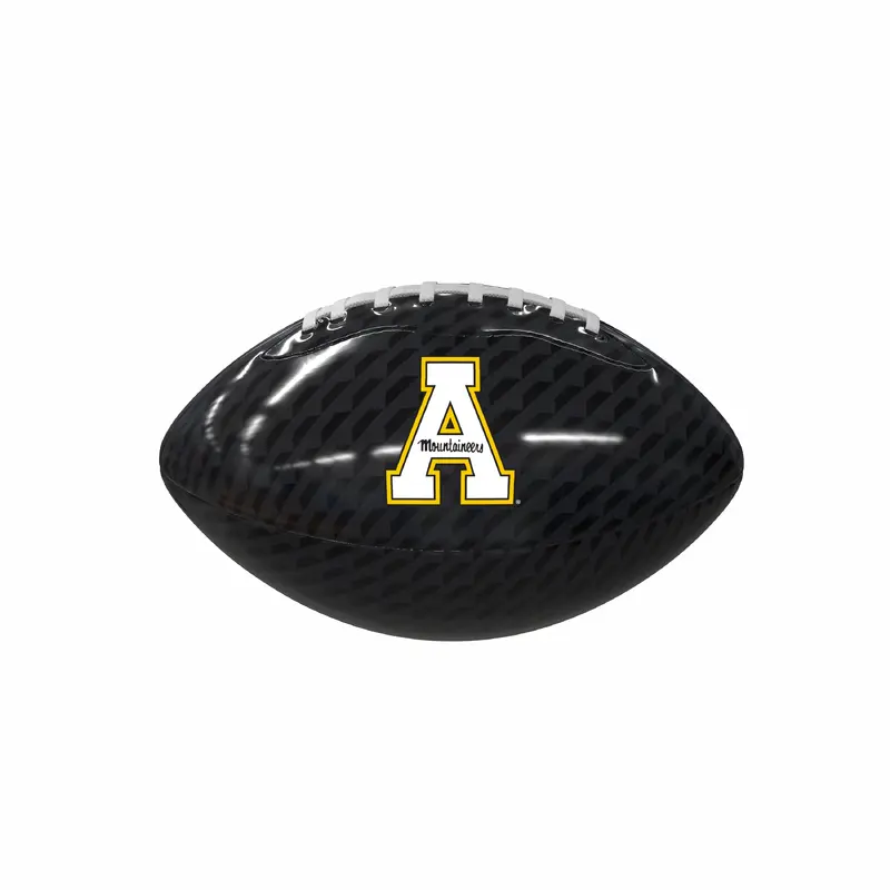 App State University Black Mini Size Glossy Football