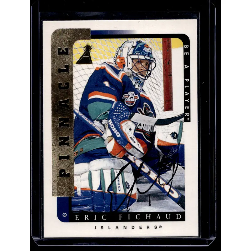 1996-97 Pinnacle Be A Player - Autographs - Eric Fichaud #214