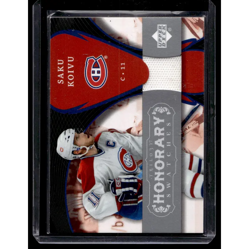 2007-08 Upper Deck Trilogy - Honorary Swatches - Saku Koivu #HS-SK