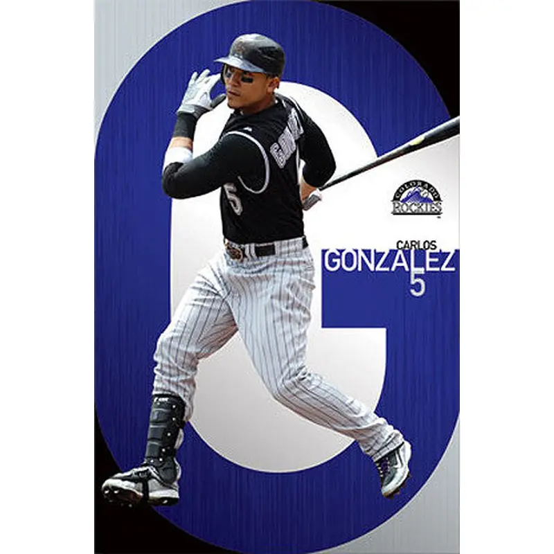 Carlos Gonzalez "Big G" Colorado Rockies Poster - Costacos 2011