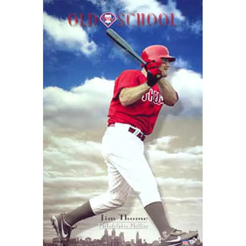 Jim Thome "Old School" Philadelphia Phillies Poster - Starline 2003