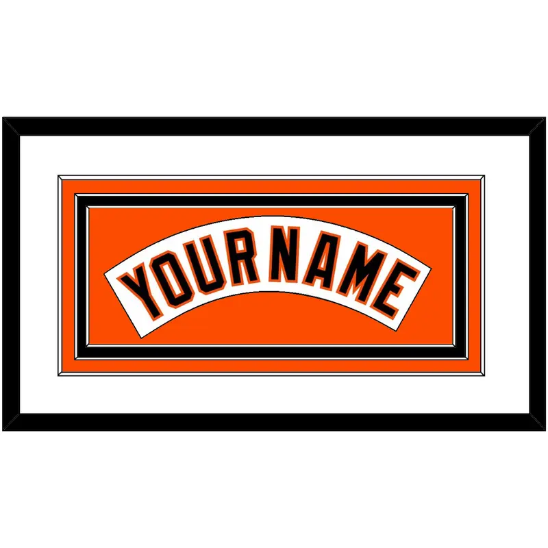 Baltimore Nameplate - Home White (1995-1997) - Triple Mat 2