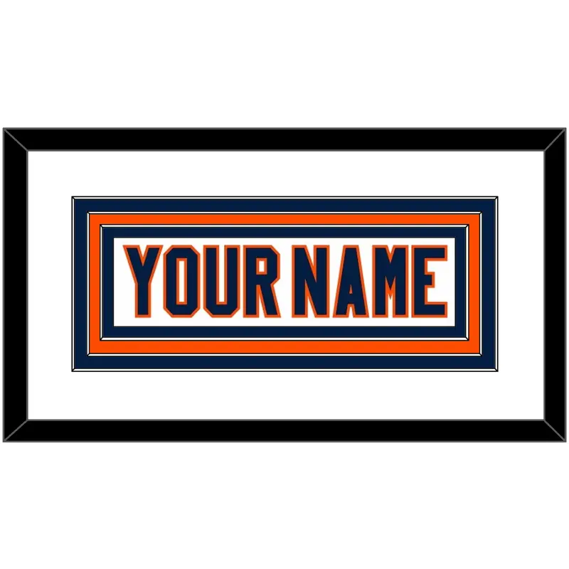 New York Nameplate - Road White (2007-2010) - Triple Mat 1