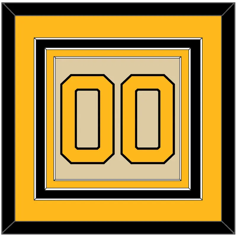 Pittsburgh Number (Back) - 2023 Winter Classic Tan - Triple Mat 4