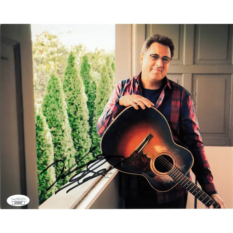 Vince Gill signed 8x10 photo JSA Autographed