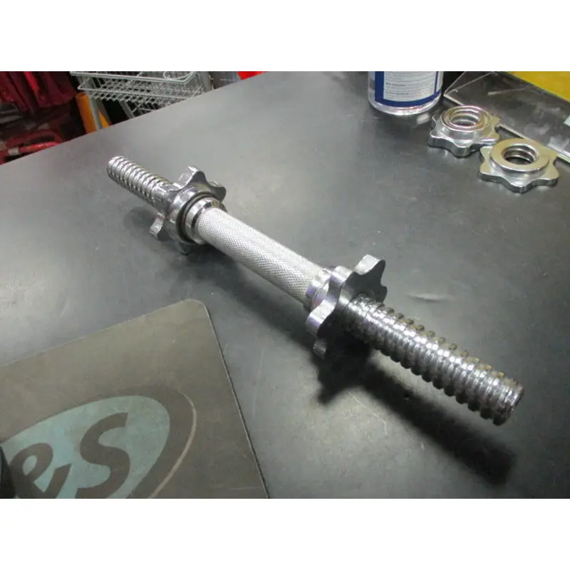 Used Spinlock Dumbbell Handle With Spinlock Collars