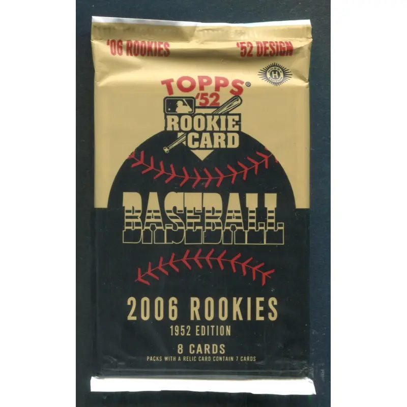 2006 Topps '52 Rookies Baseball Unopened Pack (Hobby) (8)