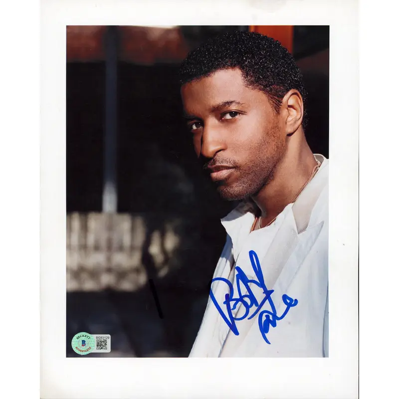 Babyface Music Producer Authentic Signed 8x10 Vertical Photo BAS #BG83129
