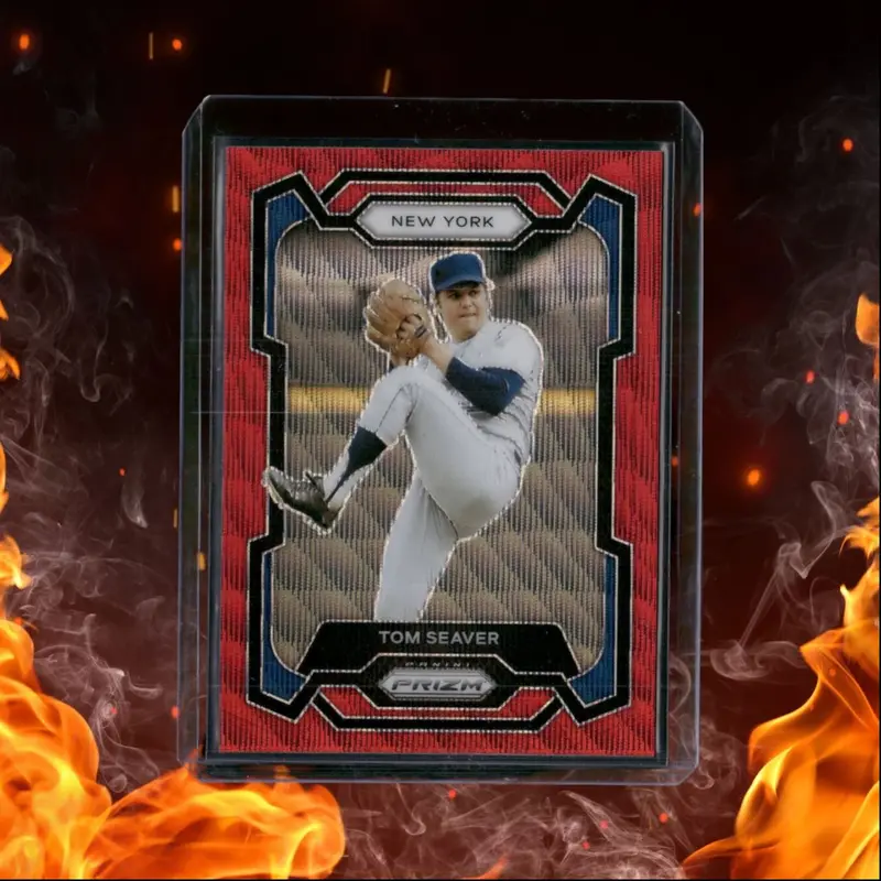 2024 Panini Prizm Tom Seaver Legends Red Wave Prizm #273