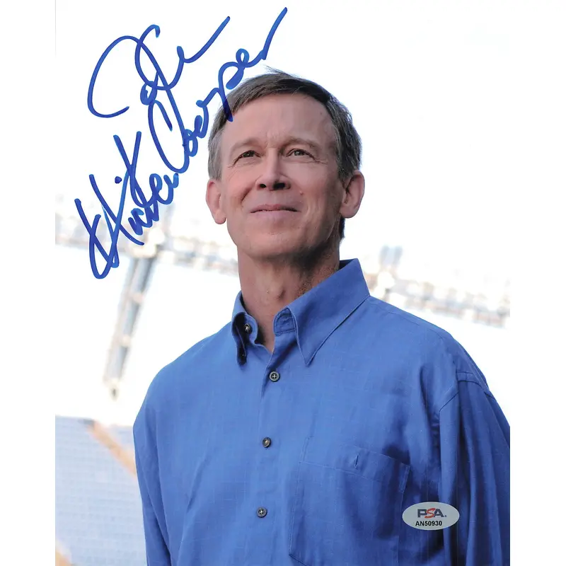 John Hickenlooper signed 8x10 photo PSA/DNA Autographed