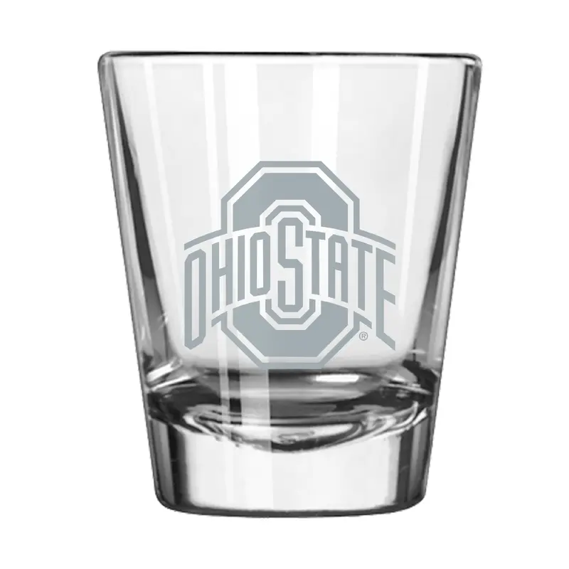 Ohio State 2oz Frost Shot Glass