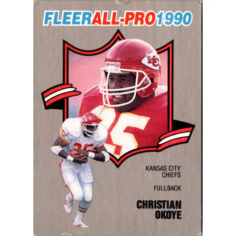 1990 Fleer All-Pro Christian Okoye #5