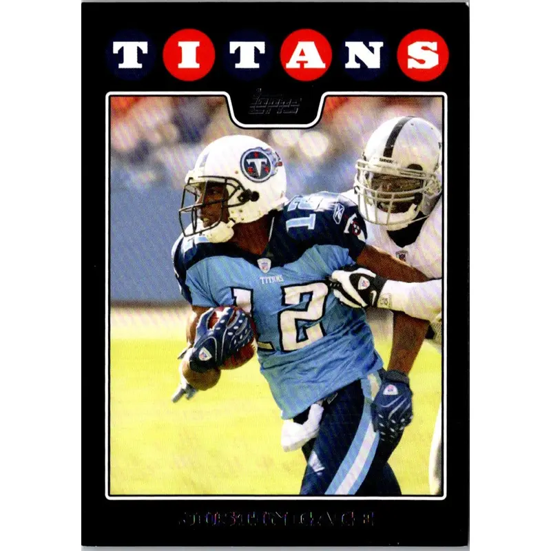 2008 Topps Tennessee Titans Justin Gage #TEN9