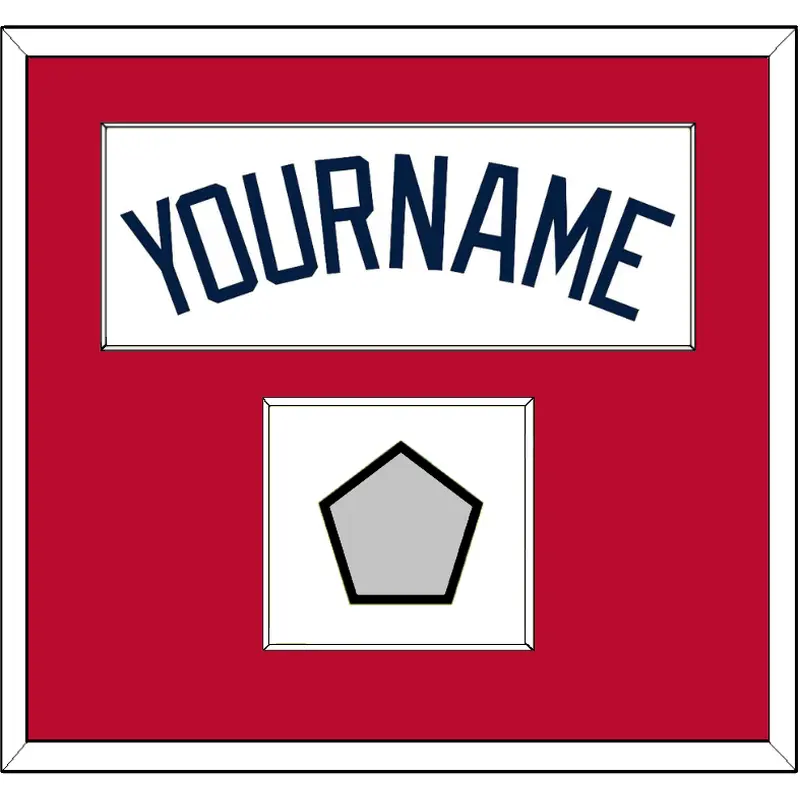 Atlanta Name & World Series Jersey Patch - Home White - Single Mat 1