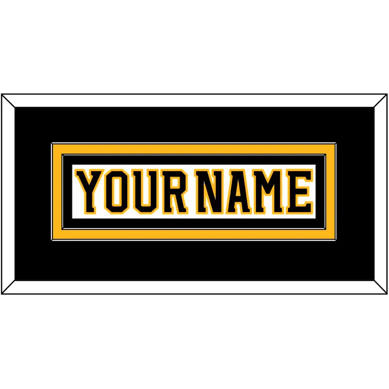 Boston Nameplate - Road White (2007-2017) - Double Mat 2