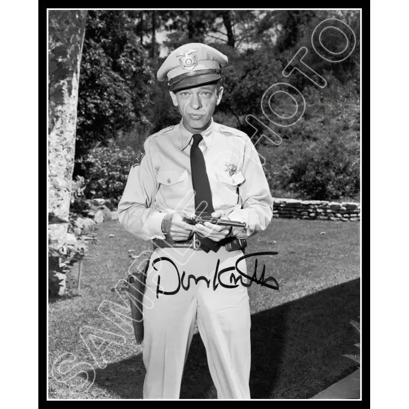 Don Knotts 8X10 Photo - Autographed Barney Fife Andy Griffith Show - 3208