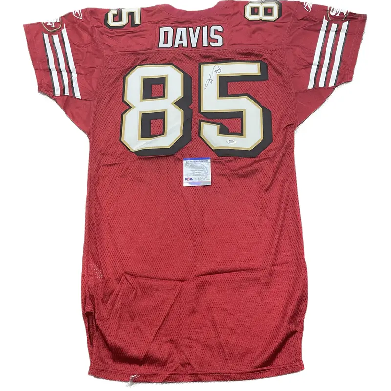 Vernon Davis signed Jersey PSA/DNA San Francisco 49ers Autographed