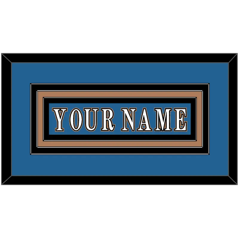 Washington Nameplate - Road Blue (1995-2000) - Triple Mat 2
