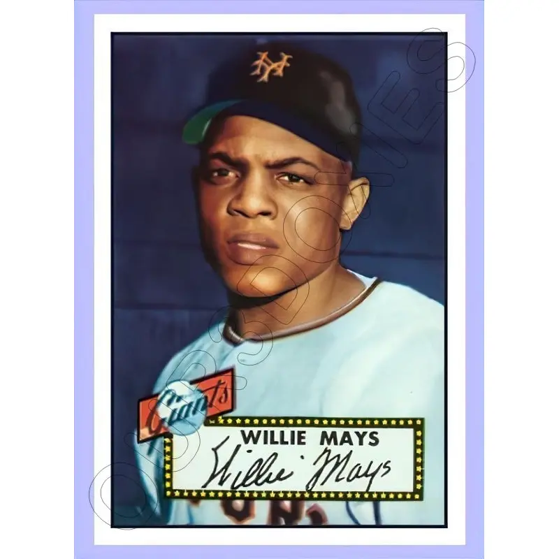 Willie Mays 1952 Topps Reproduction Card - 4032