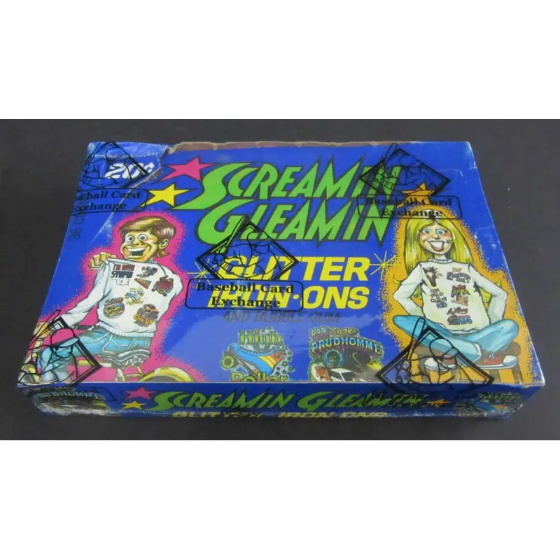 1978 Donruss Screamin Gleamin Iron-Ons Unopened Wax Box (BBCE)