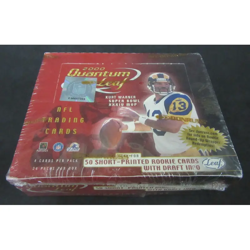 2000 Leaf Quantum Football Box (Retail) (24/4)