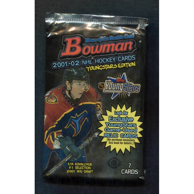2001/02 Bowman Young Stars Hockey Unopened Pack (Hobby) (7)